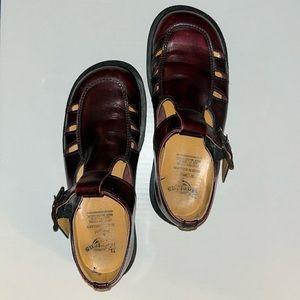 Red Mary Jane’s Dr. Marten Shoes